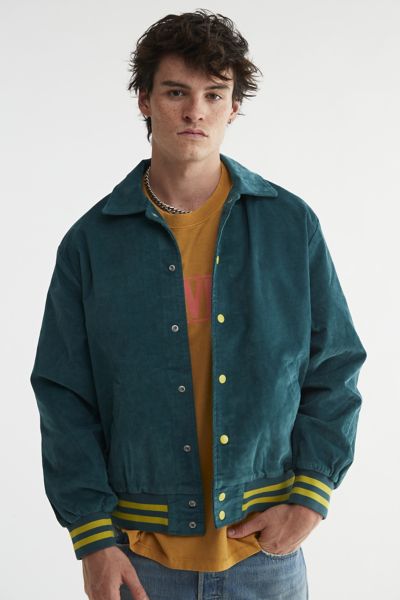 리바이스 자켓 Levi’s Corduroy Skate Varsity Jacket,Turquoise