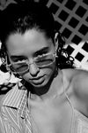 Rachel Sunglasses | Black/Brown