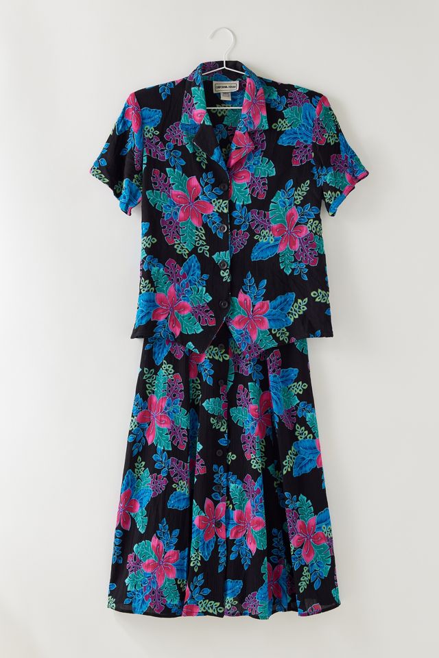 Vintage Floral Skirt Set Urban Outfitters