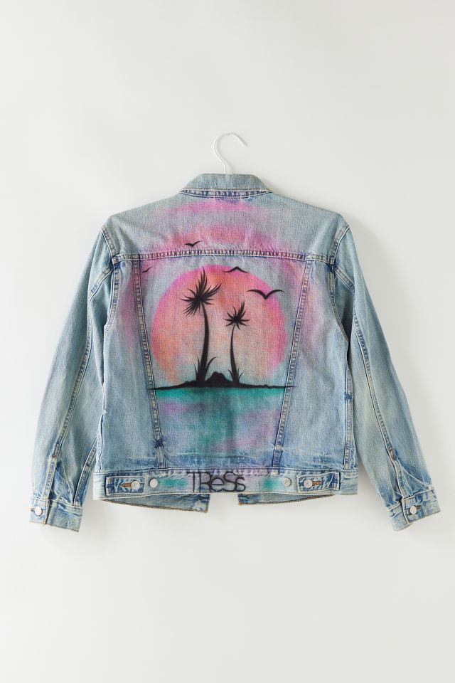 Vintage Airbrush Denim Jacket #1