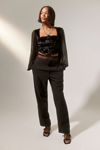 Peggy Velvet Dress - Tapioca