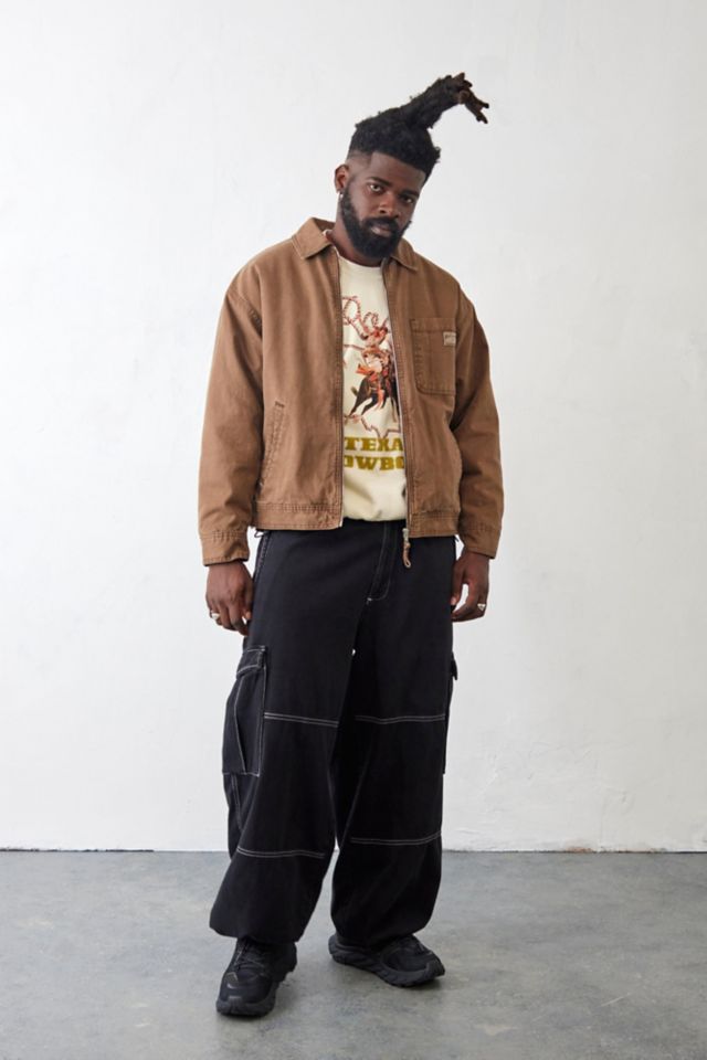 BDG Brown Zip-Up Workwear Jacket #2