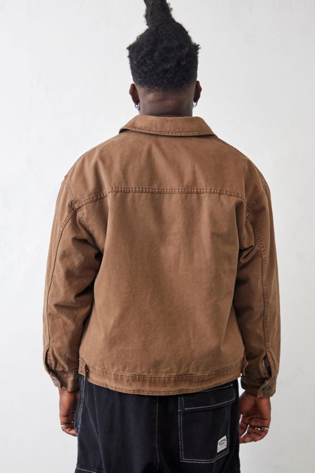 BDG Brown Zip-Up Workwear Jacket #3