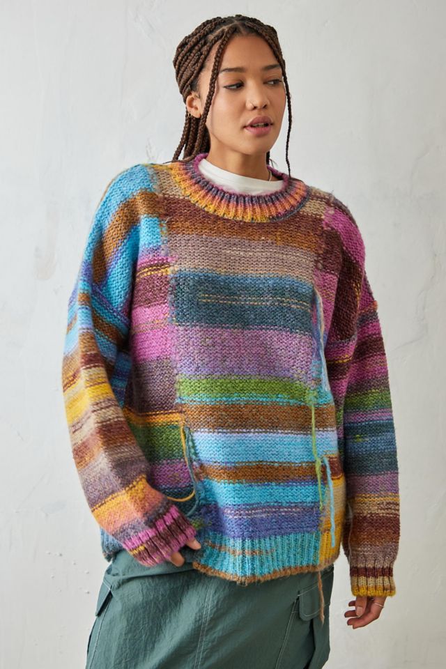 UO Space-Dye Undone Thread Jumper