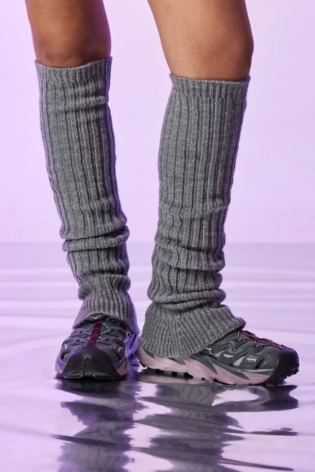 Super-Long Ribbed Leg Warmers