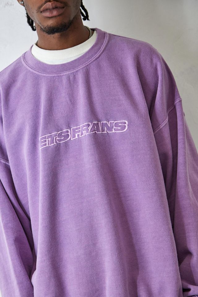 Embroidered Sweatshirt Iets Frans Purple Sweatshirt Iets Purple