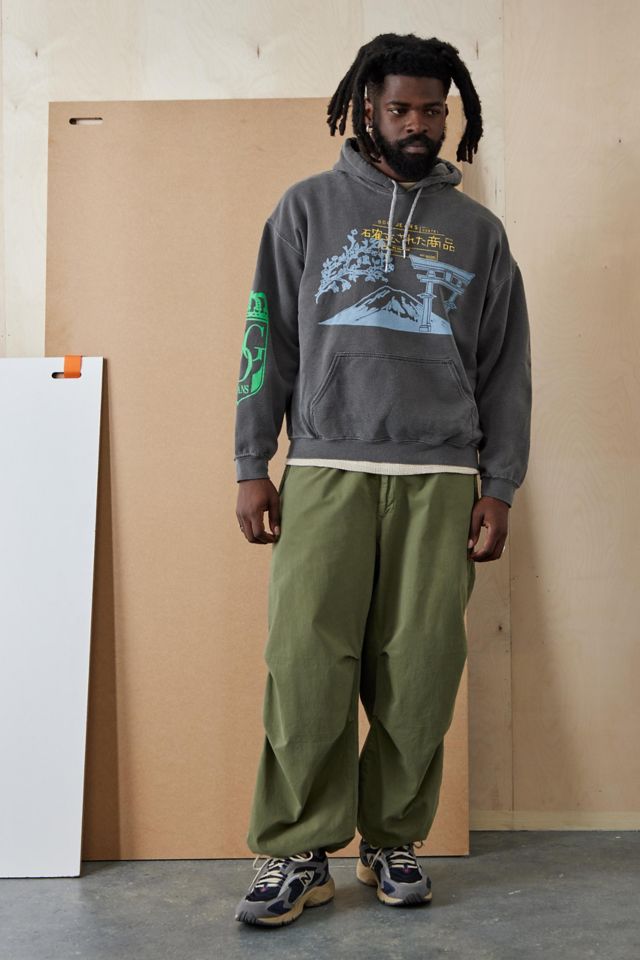 BDG Black Japan Graphic Hoodie Sweatshirt #2