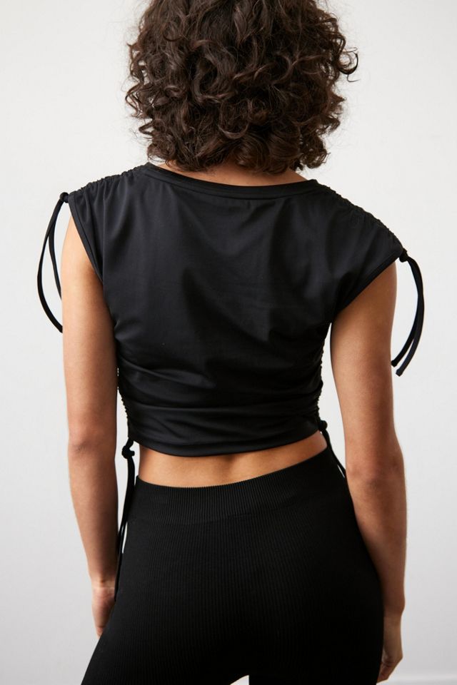iets frans SPORT Ruched V-Front Top | Urban Outfitters