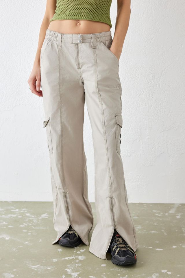 BDG Double Zip Front Low Rise Cargo Pant