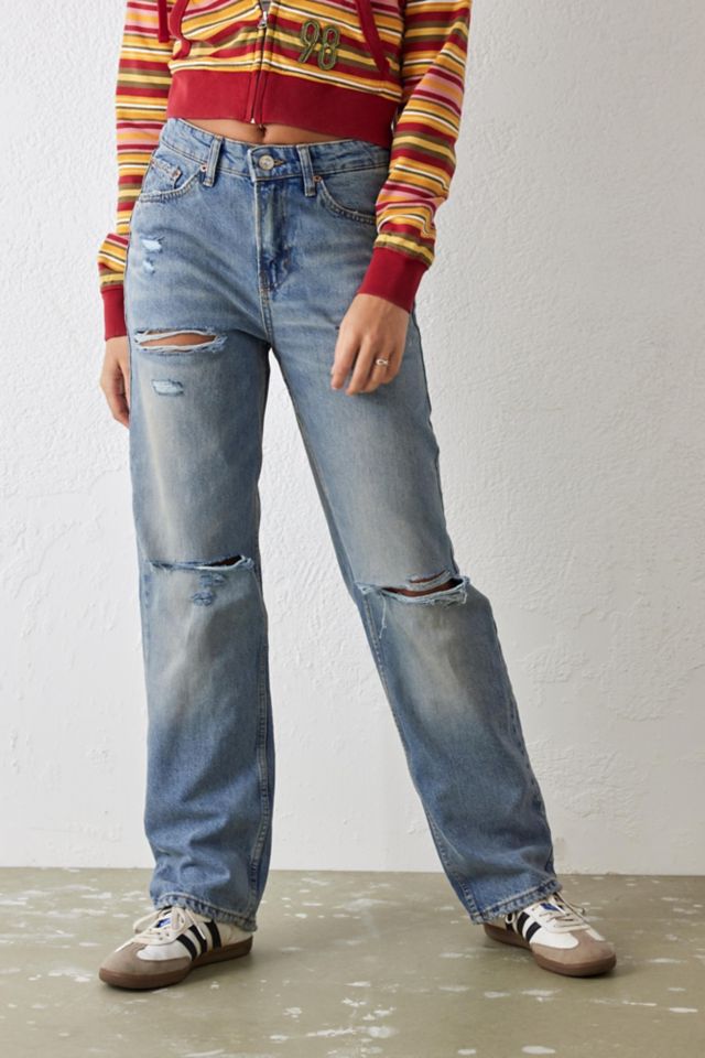 BDG Authentic High-Waisted Straight-Leg Jean