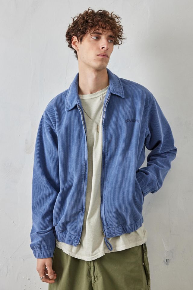 Blue corduroy clearance jacket