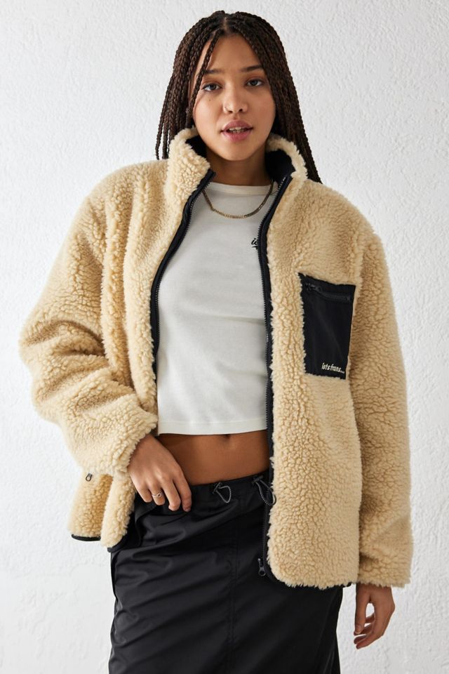 Urban outfitters teddy store coat