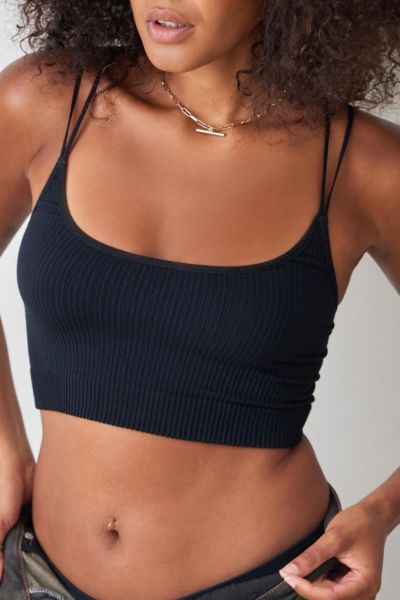 Out From Under Markie Seamless Stretch Ribbed Cami In Black