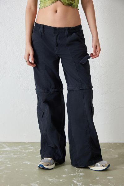 BDG Black Zip-Off Y2K Cargo Pant | Urban Outfitters