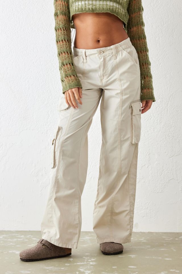 BDG Urban Outfitters Womens Y2K Cargo Pants - OLIVE