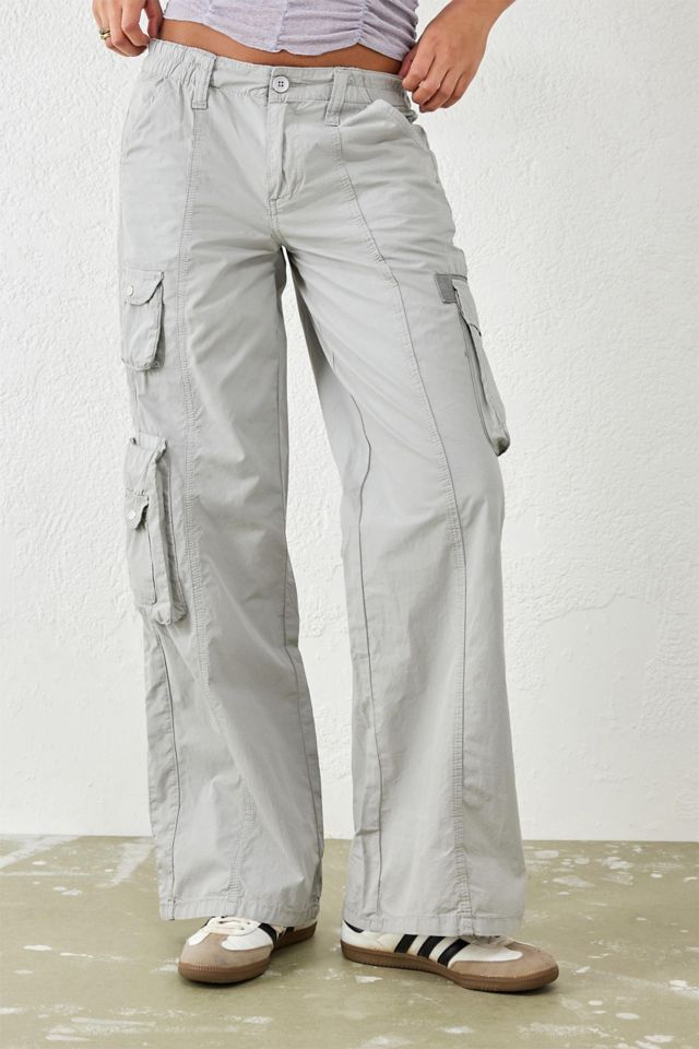 BDG Y2K Grey Multi-Pocket Cargo Pant