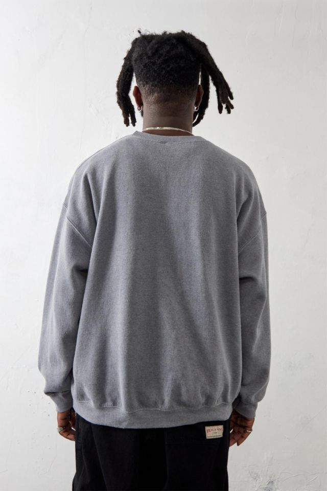 BDG Urban Outfitters Logo High Build Unisex Sweatshirt, Size: Large, Grey Marl
