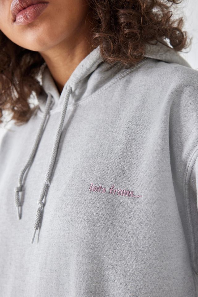 iets frans... Overdyed Grey Hoodie Sweatshirt #2