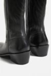 UO Cassidy Western Black Leather Boot