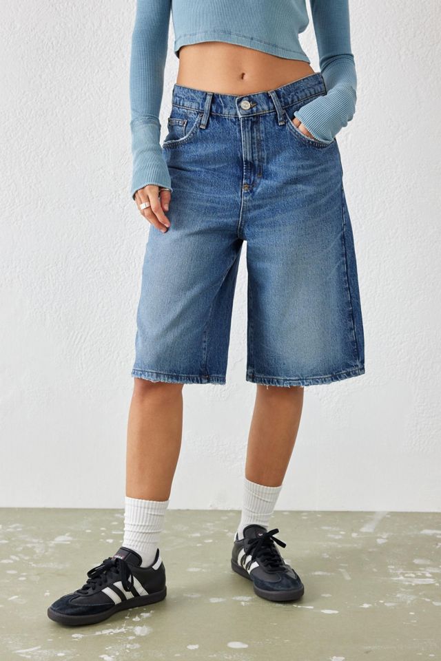 Denim board cheap shorts