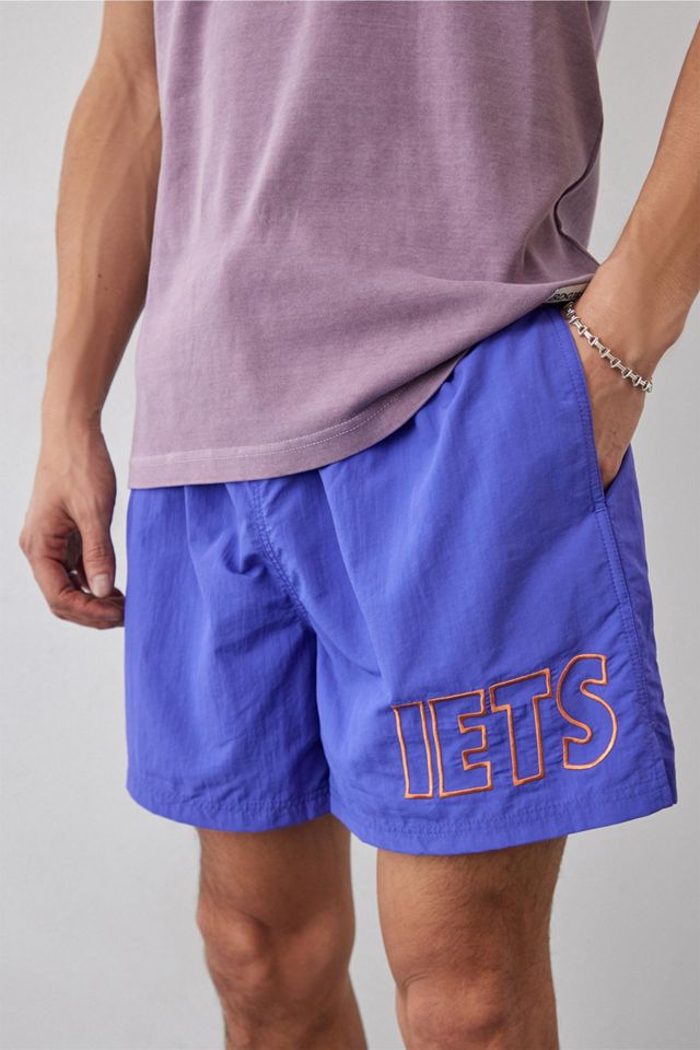 iets frans...Purple Embroidered Swim Short | Urban Outfitters