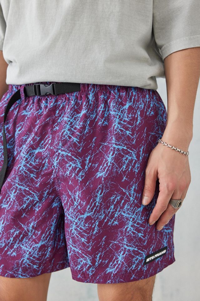 iets frans... Purple Dye Tech Swim Shorts | Urban Outfitters