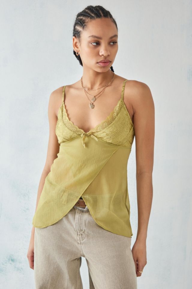 berolige hjælpe Premonition UO Willow Chiffon Cami | Urban Outfitters