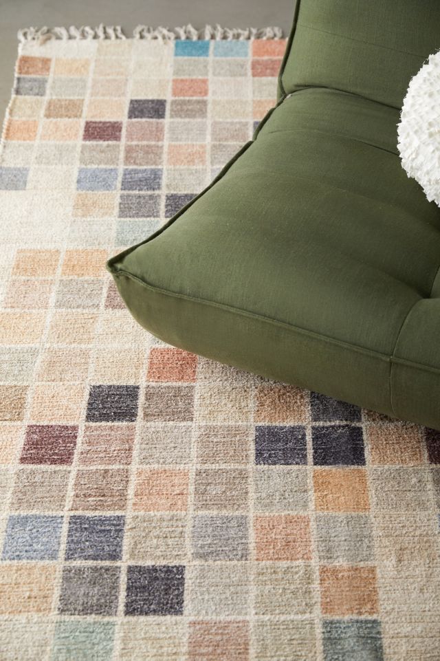 Printed Shag Rag Rug #1
