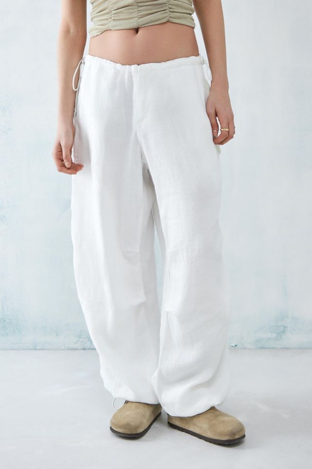 Urbanic Solid Women White Track Pants - Buy Urbanic Solid Women