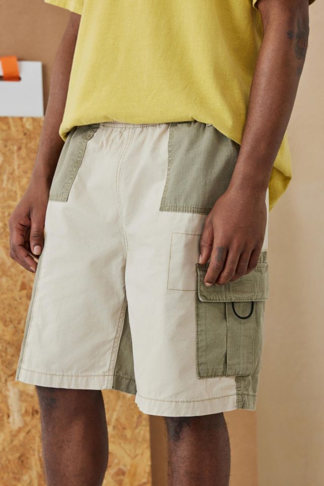 BDG Ecru Ripstop Cargo Shorts