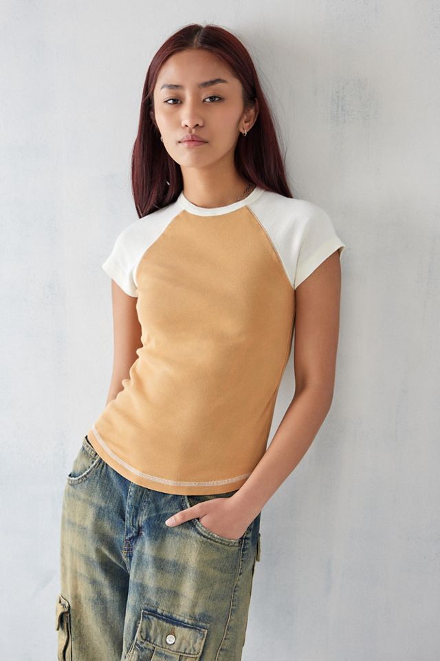 BDG Raglan Longline Tee | Urban Outfitters