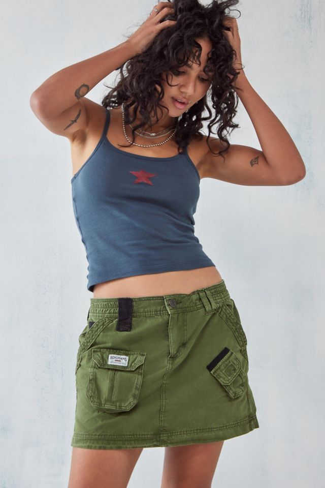 BDG Khaki Y2K Cargo Skirt | Urban Outfitters