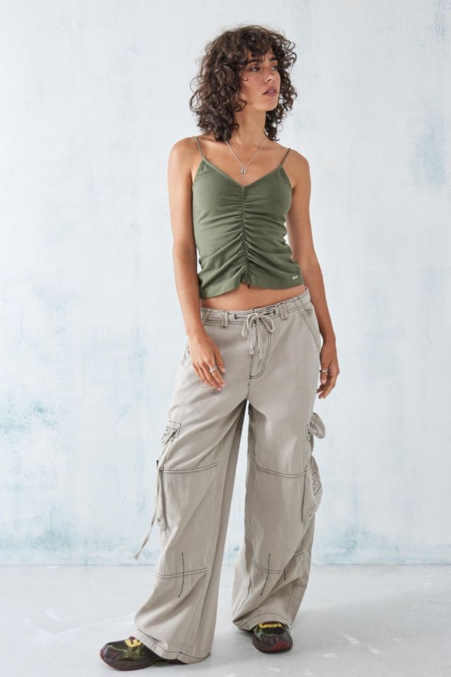 BDG Urban Outfitters 90S PANT - Cargo trousers - stone/grey