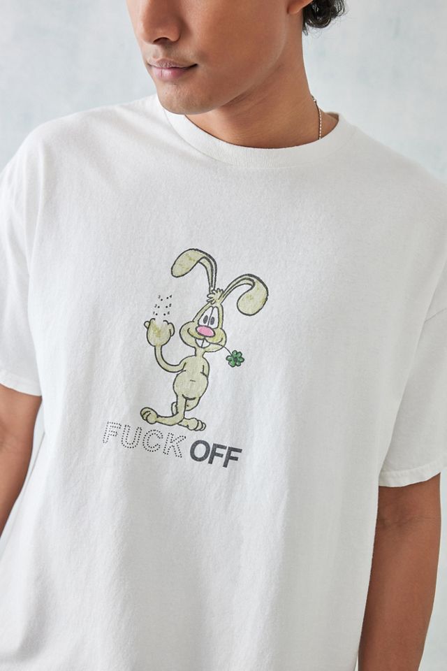 UO F Off Rabbit Tee | Urban Outfitters