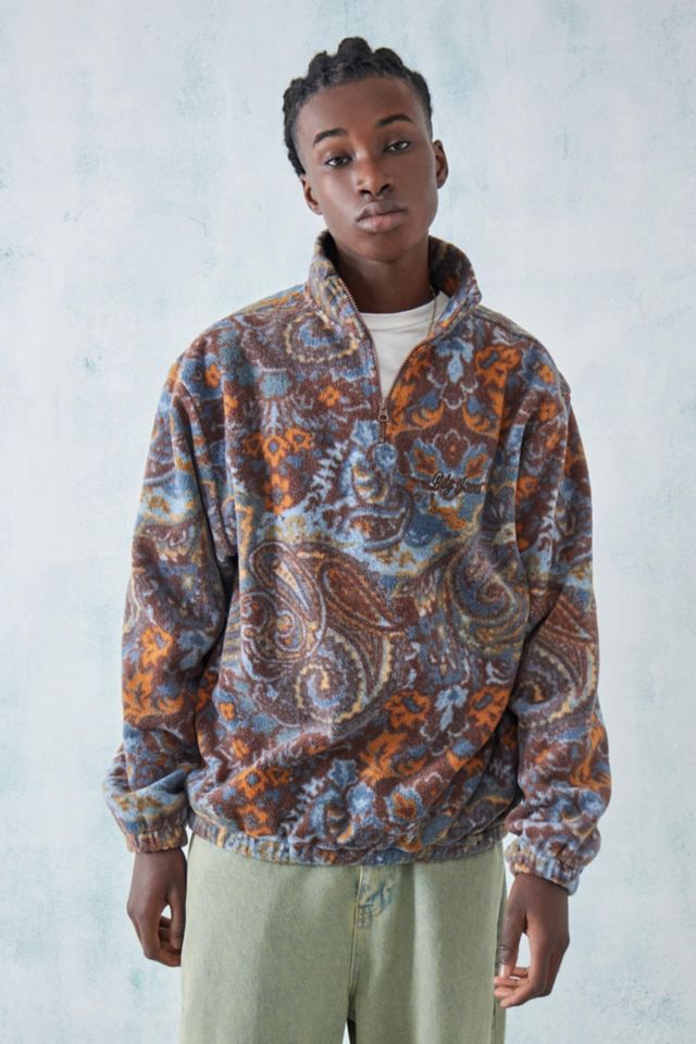 BDG Dark Paisley Fleece Sweatshirt | Urban Outfitters