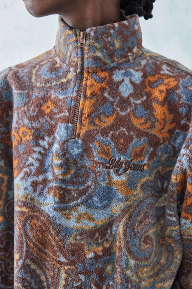 BDG Dark Paisley Fleece Sweatshirt | Urban Outfitters