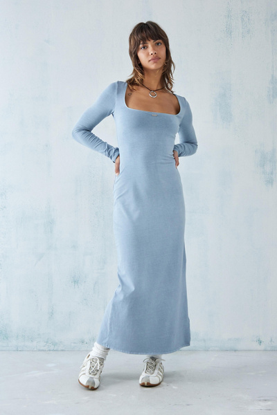 blue lace dress urban outfitters Kimchi Blue Frankie Lace Long Sleeve Mini Dress