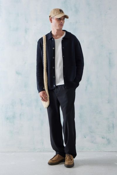 Loom Black Button-Through Cardigan