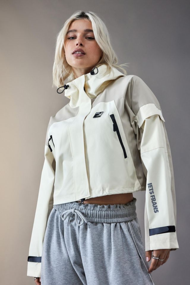 Panelled Crop Windbreaker