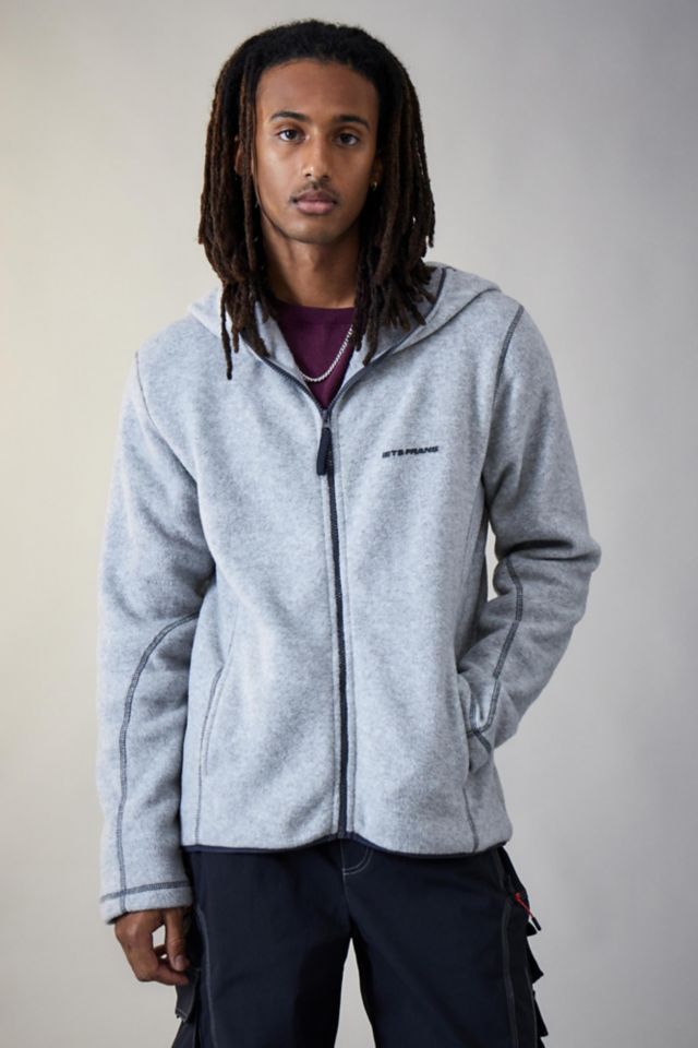 Iets frans grey zip hoodie new arrivals