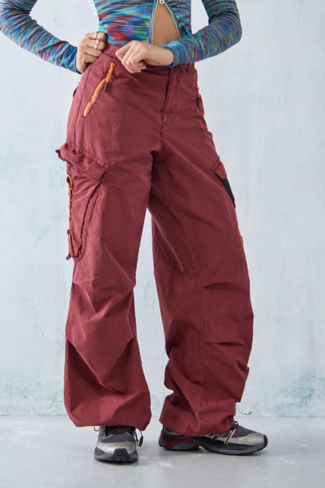 Streetstyle Burgundy Baggy fit Cargo Pant –