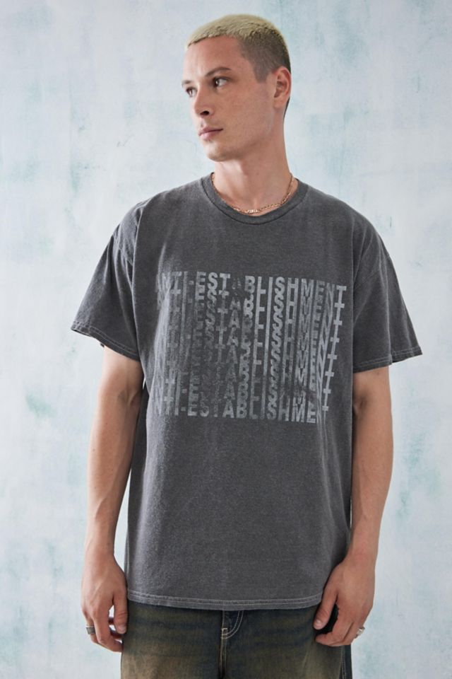 Washed out deals black t shirt