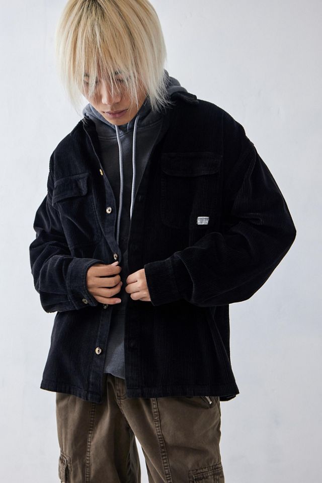 BDG Black Corduroy Shirt Urban Outfitters