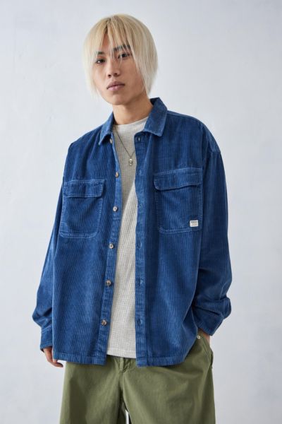 BDG Blue Corduroy Shirt