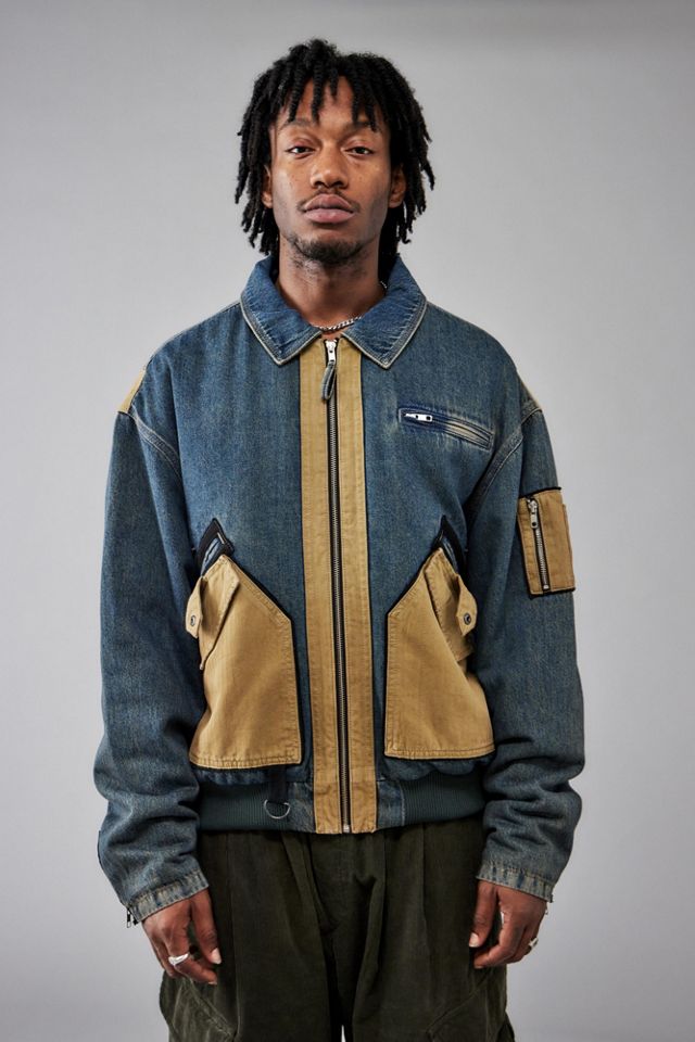 BDG Mixed Fabric Patchwork Canvas Jacket | Urban Outfitters