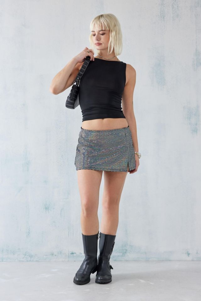 Glitter jersey outlet skirt