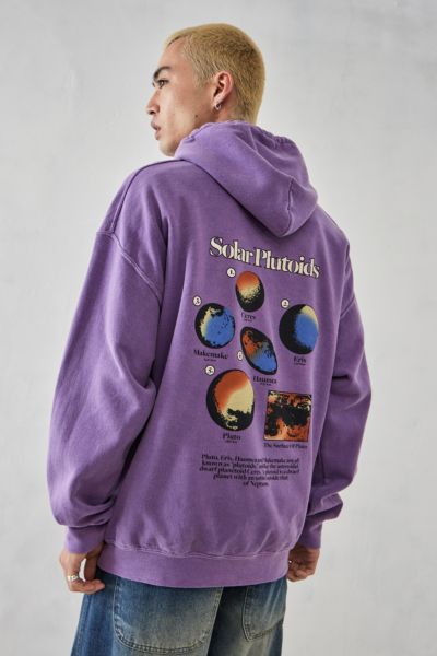 UO Purple Solar System Hoodie Sweatshirt