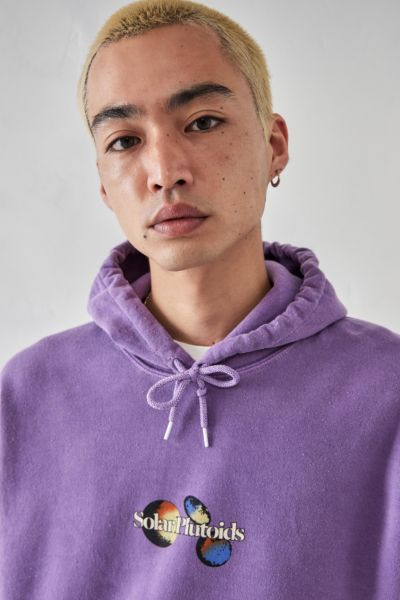 UO Purple Solar System Hoodie Sweatshirt