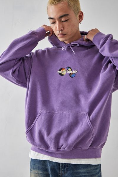 UO Purple Solar System Hoodie Sweatshirt