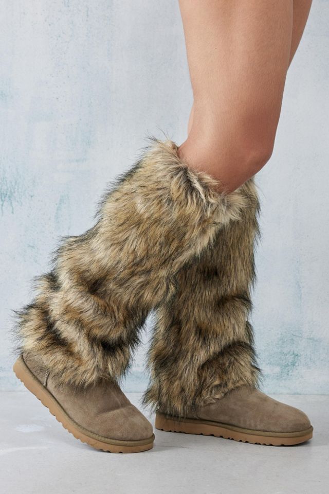 Out From Under Long Faux Fur Leg Warmer | Urban Outfitters